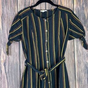 day to day blu pepper -Black Cotton Dress- Size Large